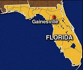Map of Gainesville