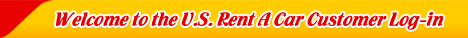Welcome to the U.S. Rent a Car Customer Login