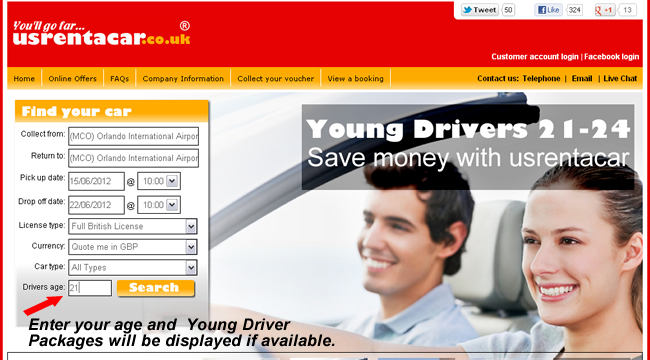 Young Driver Search USA